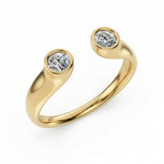 The Nova Twin Ring - 18Kt Gold Vermeil